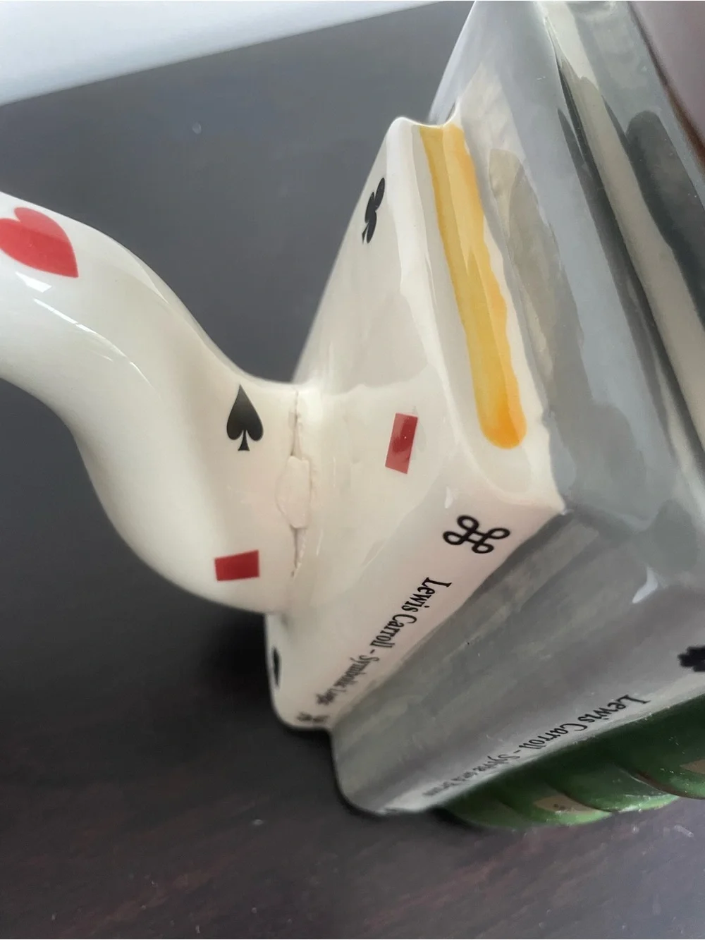 Authentic Disney Alice in Wonderland Ceramic Teapot